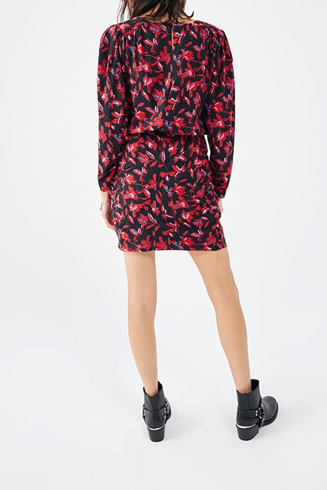 RED ROCK FLORAL PRINT SHORT DRESS 2