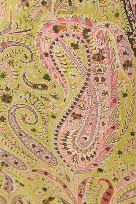 YELLOW PAISLEY SUMMER ASYMMETRIC MIDI SKIRT 6