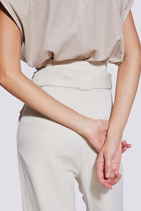 APOLLONIA WIDE-LEG & FLARED PANT IN ECRU 5