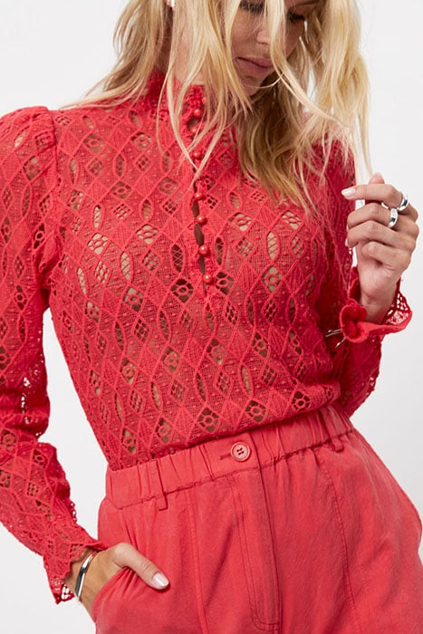 D6CHARLY AVIATOR PANTS RUBY GRAPEFRUIT 3