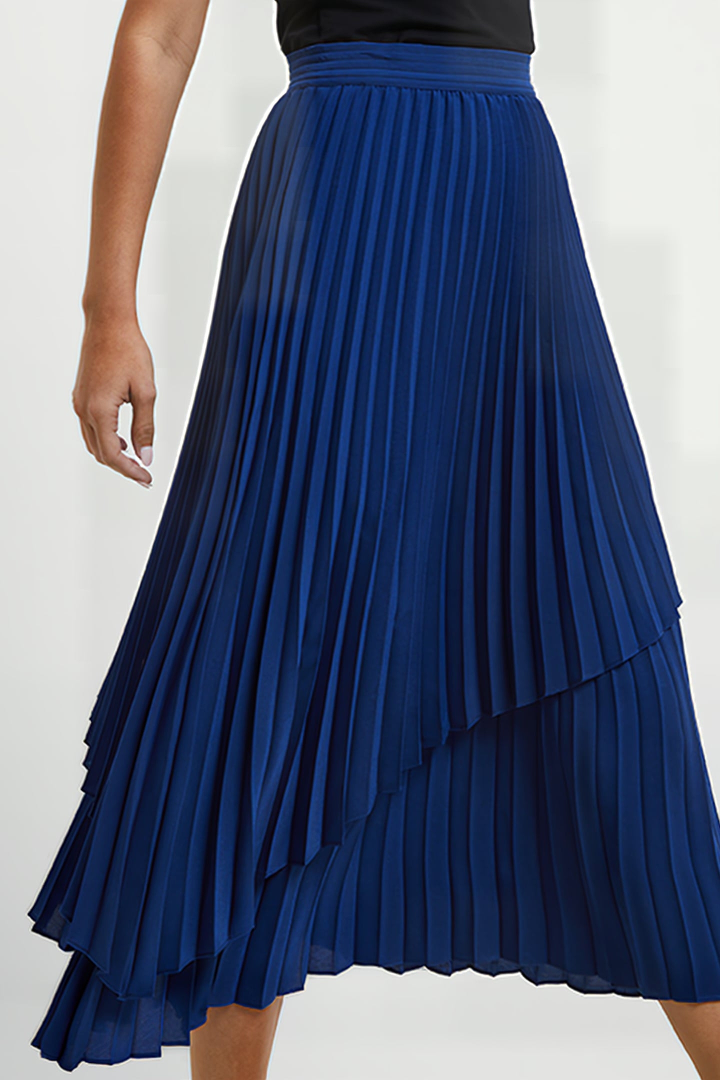 ARIE PLEATED SKIRT BLUE DEPTHS 4