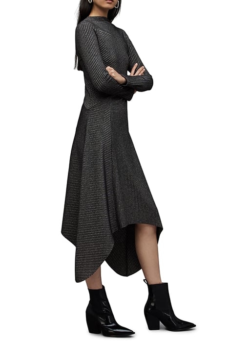 GIA SPARKLE DRESS DARK SILVER 4