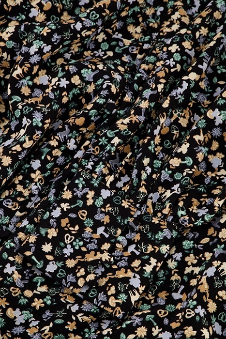 LYNN SHORT DRESS BLACK/CLASSY CAMEL 5