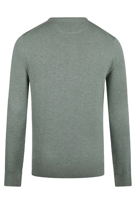 C NECK SWEATER SAGE 2