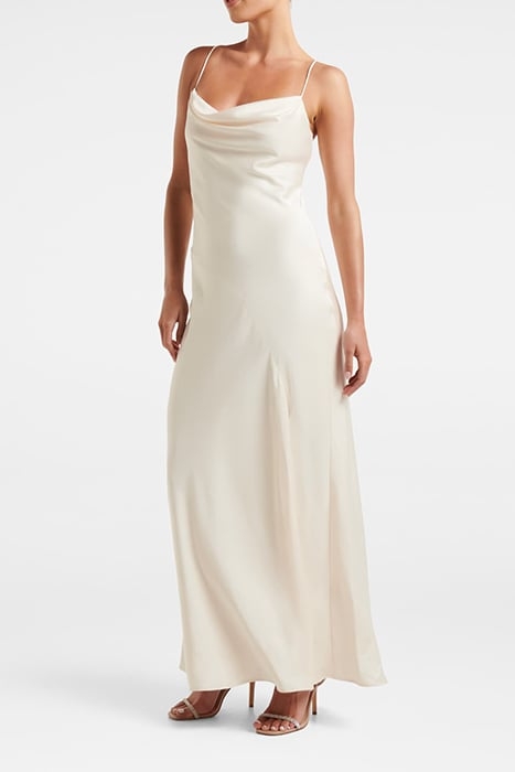 BLAIR BACK DETAIL MAXI DRESS IVORY 4