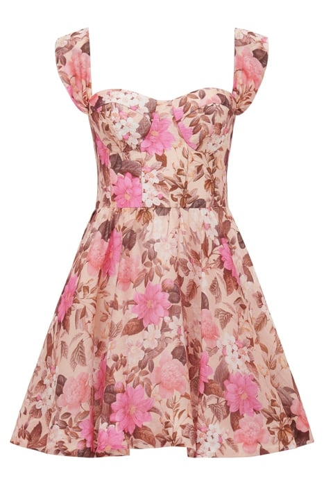 LENNOX CORSET PROM MINI DRESS LUCIA FLORAL 4