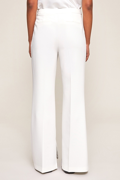 FLARE TROUSERS WITH SPLIT WHITE 2