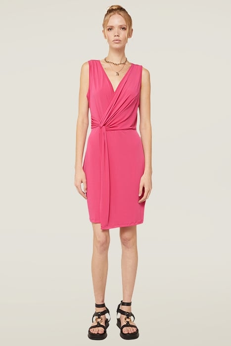 LUREX JUMPSUIT WITH TORCHON FUCSIA 4