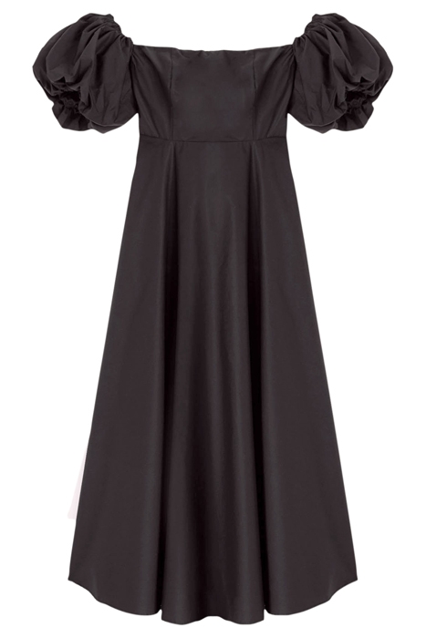 OFF-SHOULDERS SUMMER LONG DRESS BLACK 3