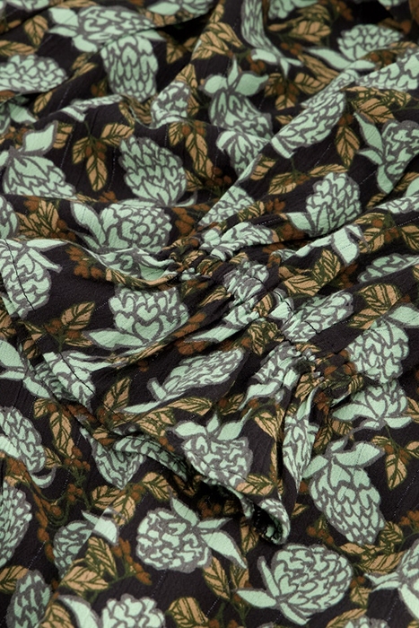 ISABELLA SHORT DRESS BLACK/MISTY MINT 4