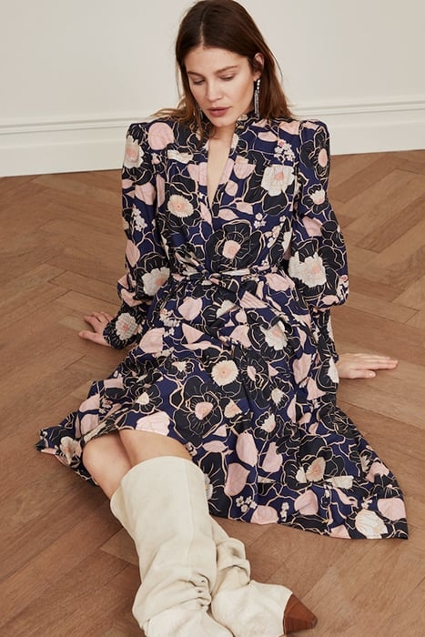 ARLENE DRESS VAINLY NAVY/ALPACA P 2