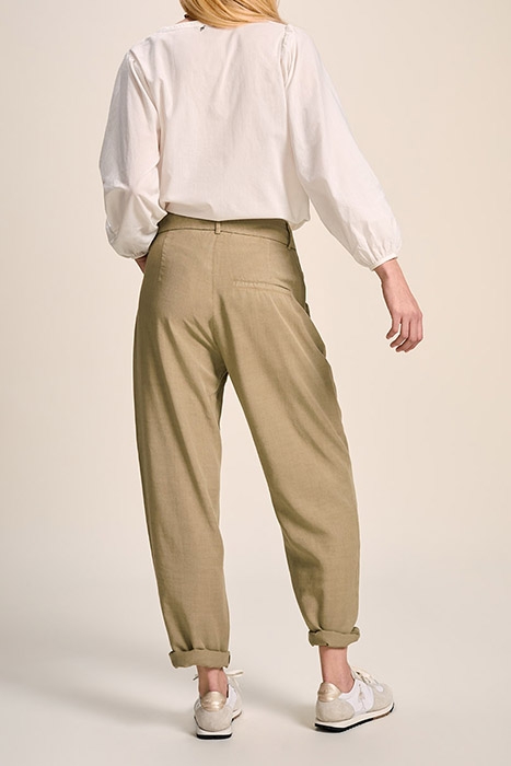 PLUTON - LICHEN STRAIGHT TROUSERS WITH VISIBLE BUTTONS 2