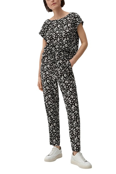 S.OLIVER BLOUSES GREY/BLACK 3