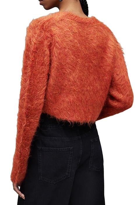 WICK BRUSHED CARDI PLANET RED 2