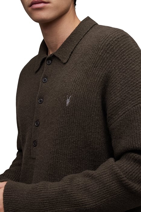 SHAPLEY LS POLO DARK IVY GREEN 6