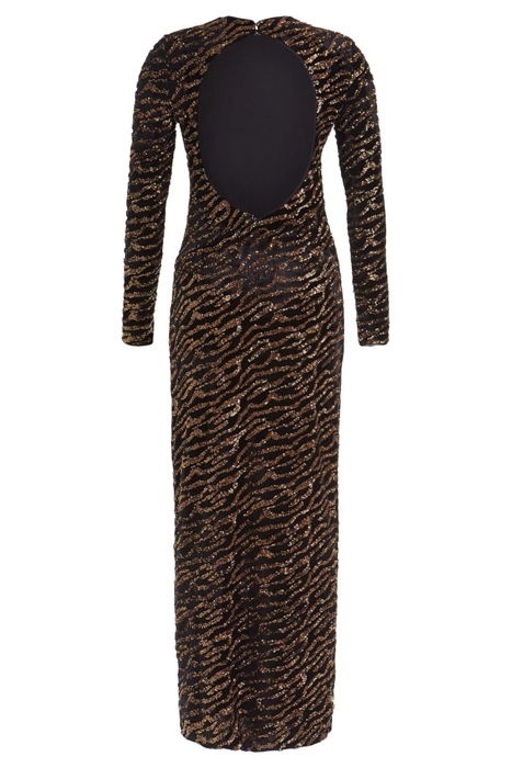 LS GABRIELLA DRESS GOLD MULTI 4