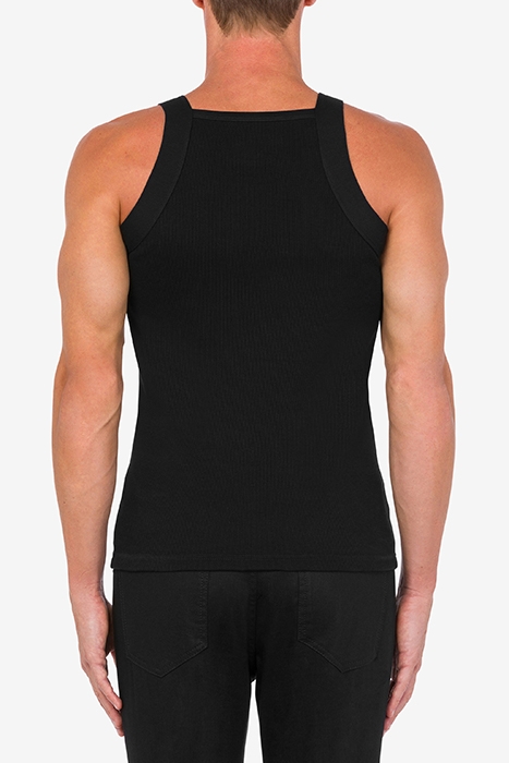 TONY VIRAMONTES ARCHIVE COTTON TANK TOP BLACK 2
