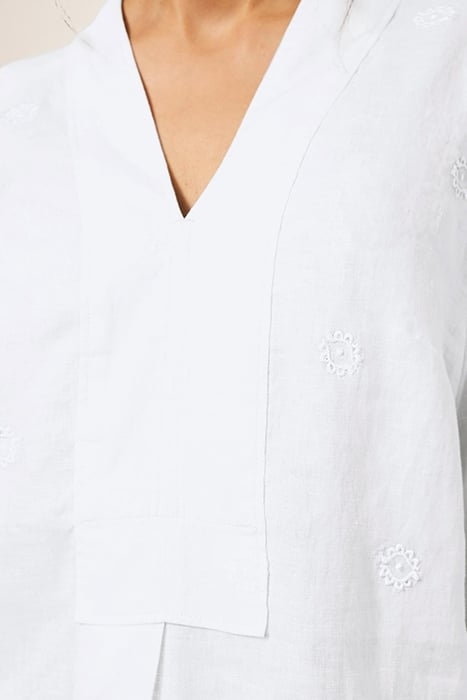 MARIANNE LINEN TUNIC WHITE 5