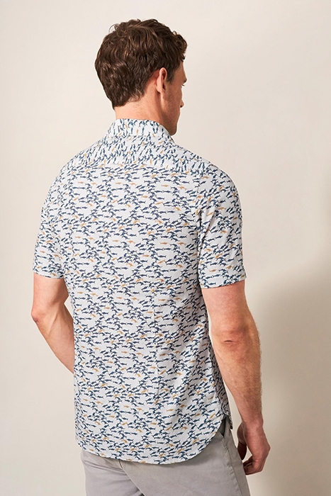 SHARK PRINTED SHIRT WHITE 2
