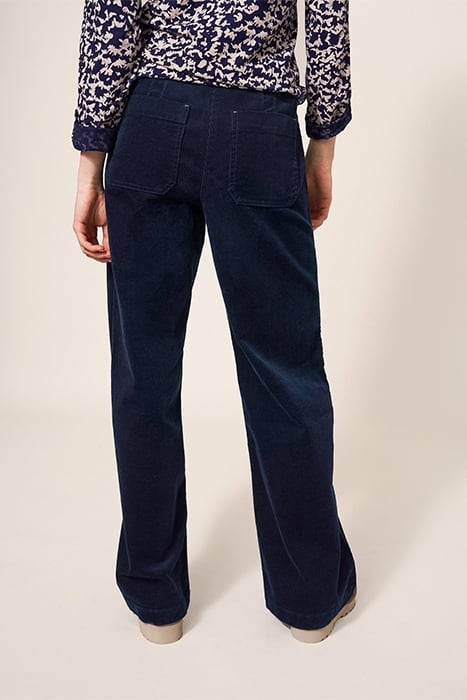 BELLE CORD WIDE LEG DARK NAVY 2
