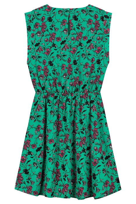 VERONA DRESS HYPER GREEN 2