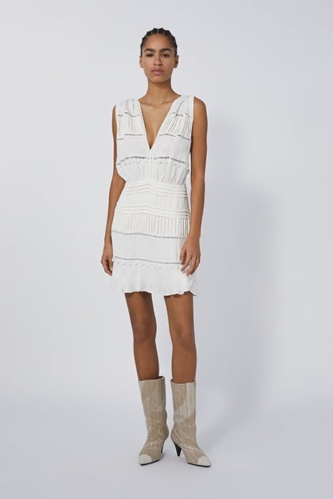 PAVI DRESS IN ECRU 1