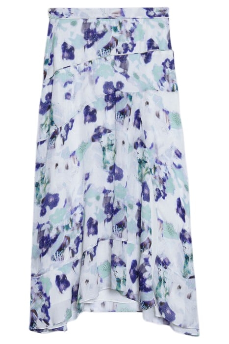 OLLIA SKIRT IN GREEN/PURPLE 5