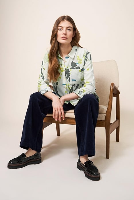 SOPHIE COTTON SHIRT IVORY PRINTED 3