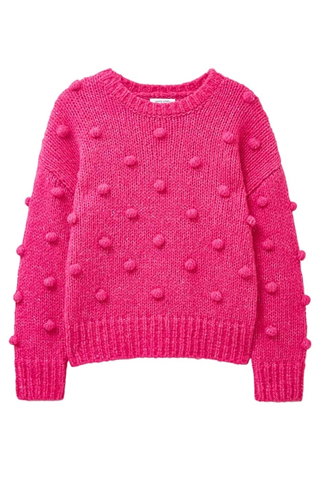 BOBBLE JUMPER BRIGHT PINK 2