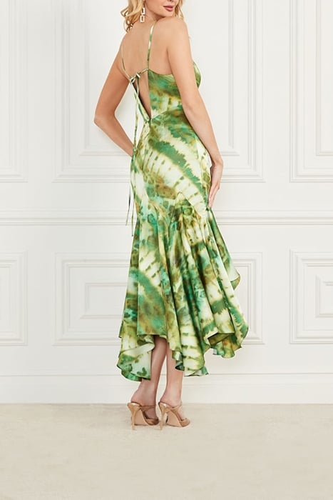 WATERFALL DRESS ELUSIVE PRINT 5