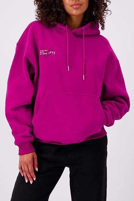 HEART HOODIE PINK 1