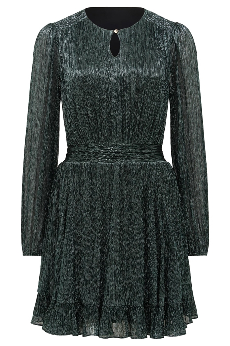 STEVIE GODET PLISSE MINI GREEN 4