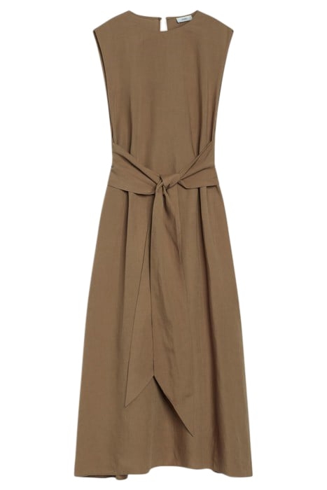 WAISTED BELT DRESSES NUTMEG 3