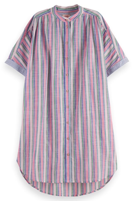 STRIPED OVERSIZED BEACH SHIRT DRESS BEACH STRIPE 3