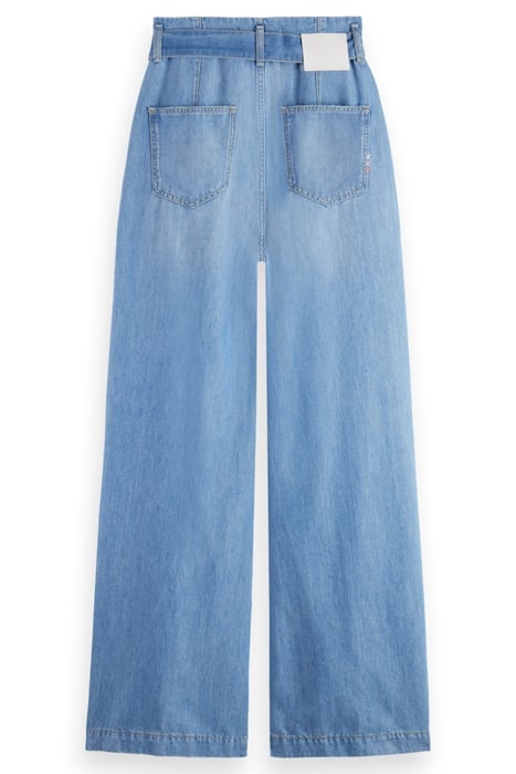 THE DAZE PAPER BAG WIDE LEG PANT - SEA SHELLS SEA SHELLS 2