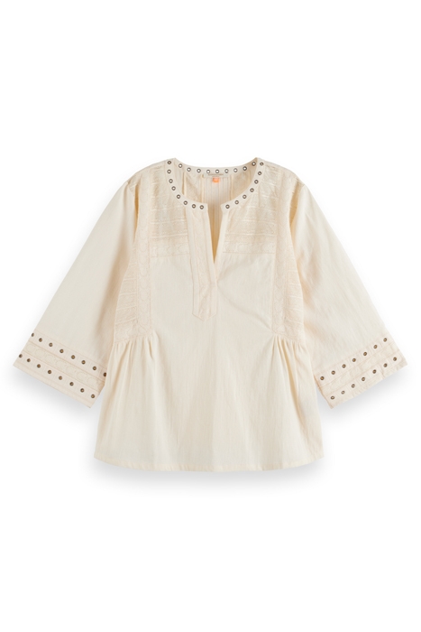 TOP WITH EYELET DETAILS SOFT ICE 1