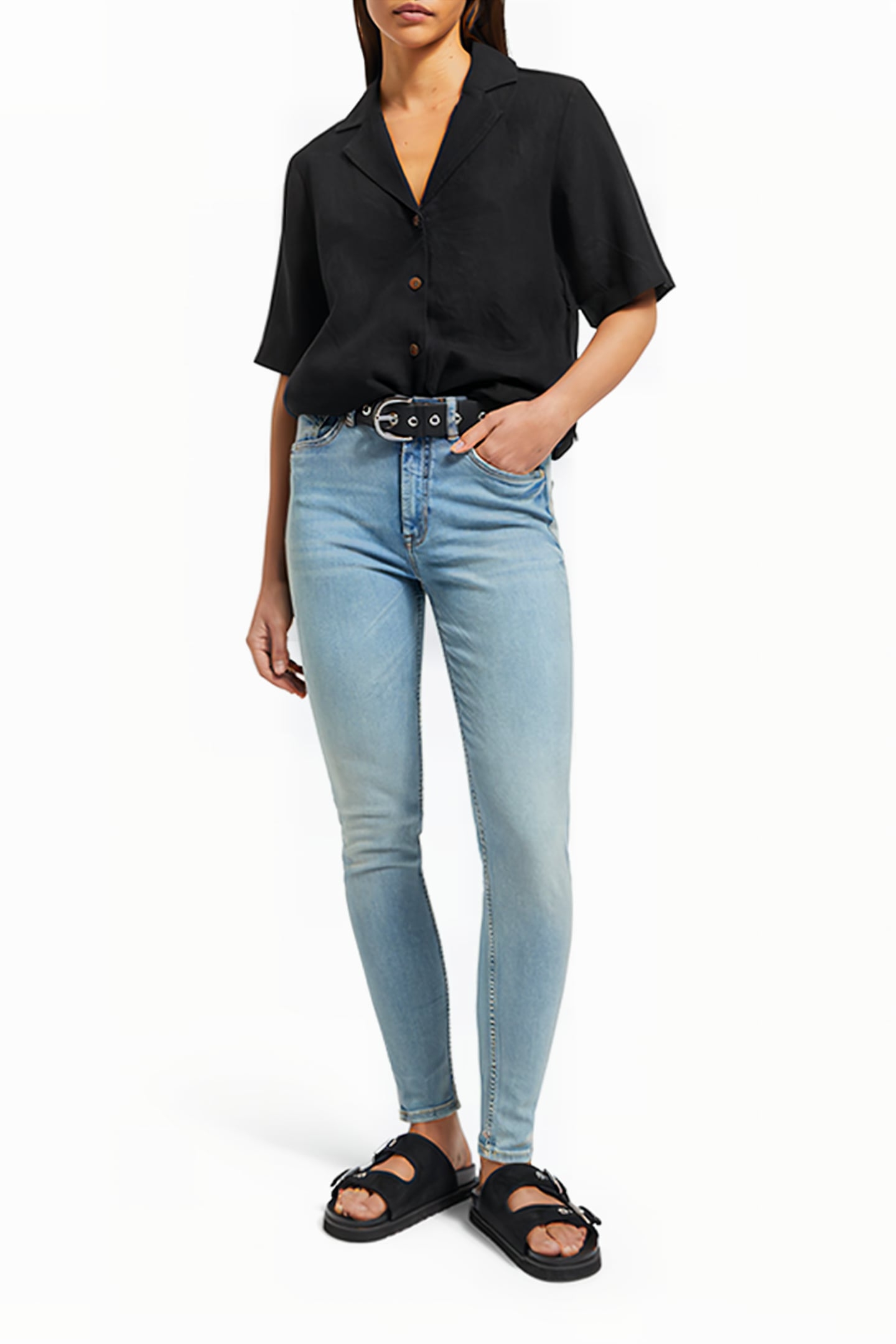 HAUT HIGH RISE SKINNY JEANS WATERWAYS WATERWAYS 3