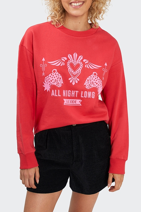FLASH PINK ROCK IMAGE SWEATSHIRT 1