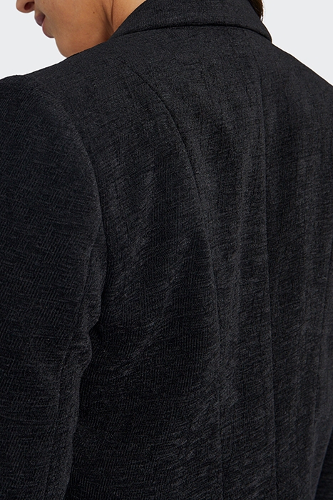 BLACK DOUBLE-BREASTED SUIT JACKET 4