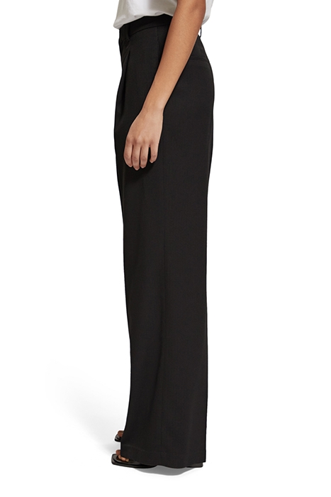 ROSE - PLEATED HIGH RISE WIDE LEG PANT EVENING BLACK 5