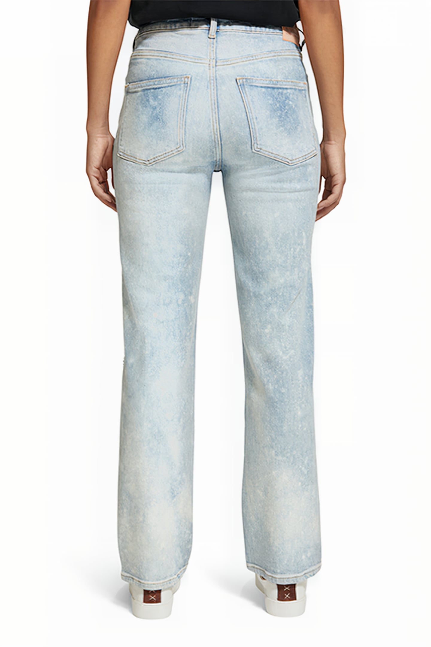 THE SKY HIGH RISE STRAIGHT JEANS – BIG SPLASH 2