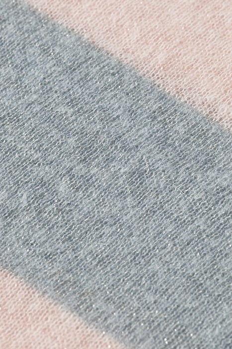 BLOCK STRIPE RAGLAN PULLOVER SEA FLOWER STRIPE 3