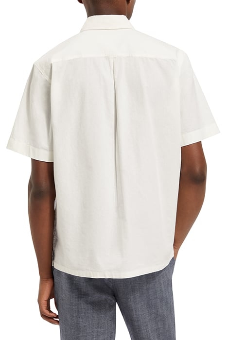 SOLID COTTON SHIRT BRIGHT WHITE 2