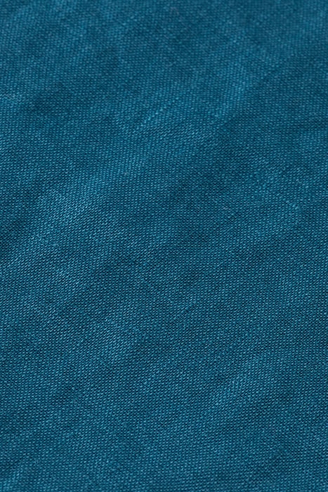 SHORT SLEEVE LINEN SHIRT HARBOUR TEAL 3