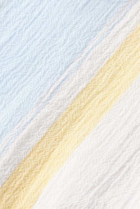 CRINKLED VOILE STRIPE SHIRT MULTI STRIPE 8