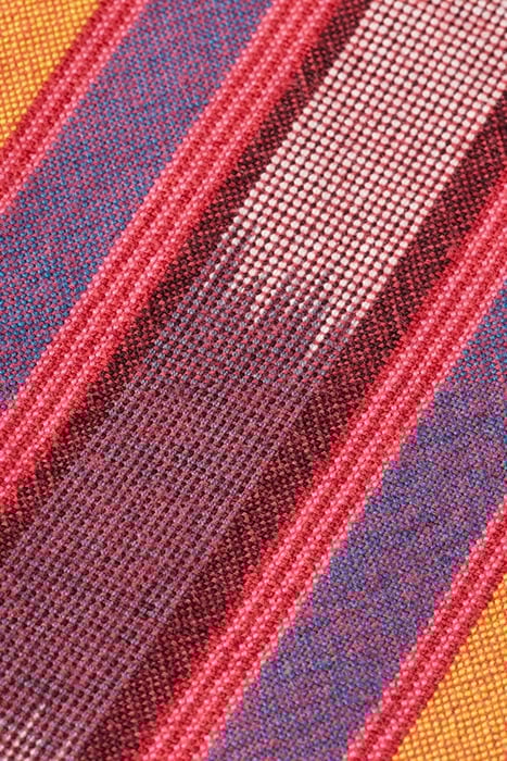 SPACE DYE STRIPE SHIRT PINK IKAT 3