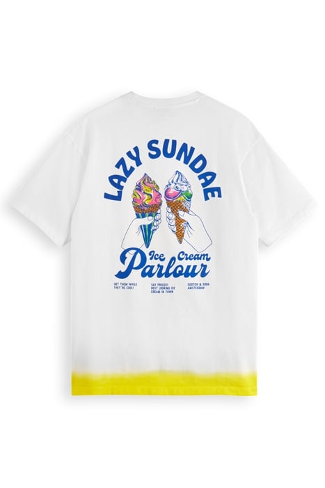 FRONT BACK ARTWORK T-SHIRT WHITE 5
