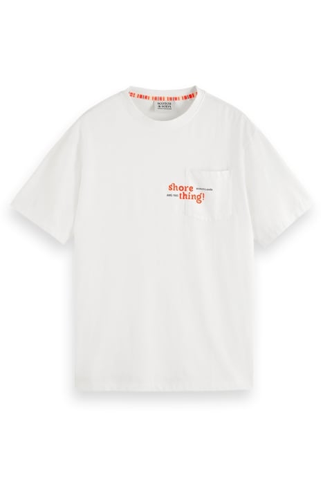 ARTWORK POCKET T-SHIRT WHITE 4