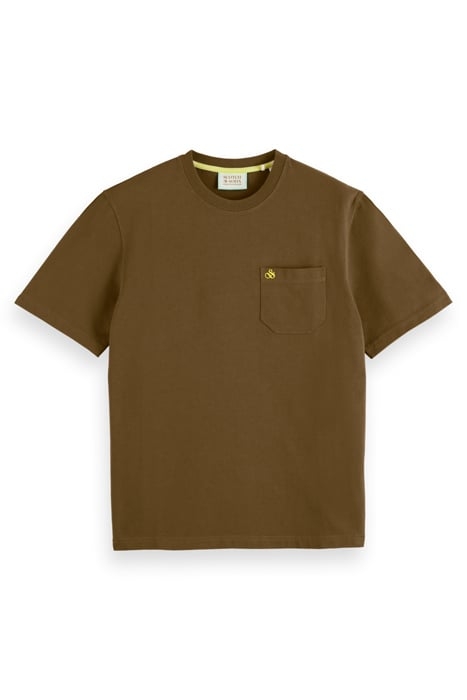 CHEST POCKET JERSEY T-SHIRT ALGAE 1