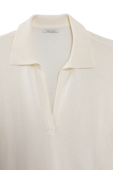 ECRU CHEVRON KNIT SWEATER OFF-WHITE 5